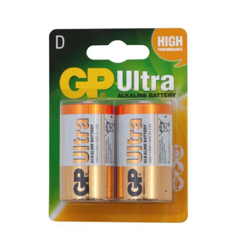 Battery GP Ultra D-Cell 2Pk